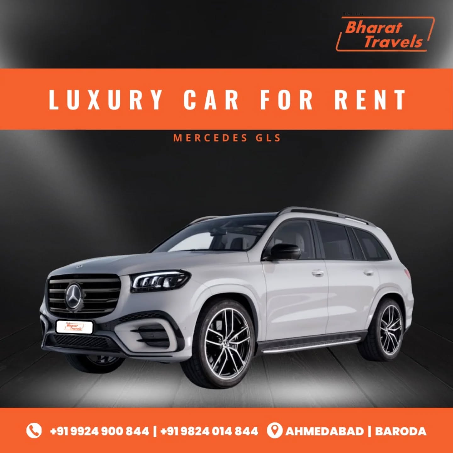 Mercedes car rental in ahmedabad